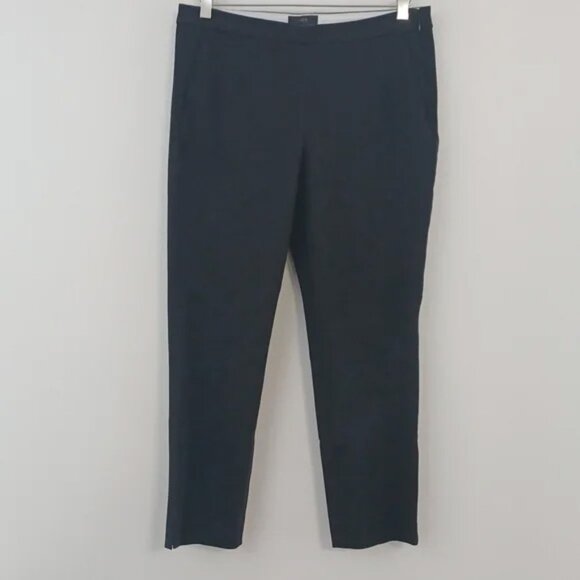 ✨3/$25✨ J. Crew Martie Cotton Blend Stretch Black Pants - 6 - Picture 1 of 8